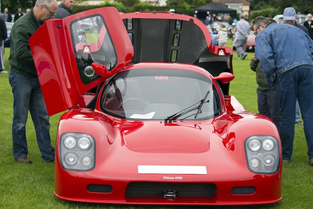 ultima gtr, motor car, hand built
